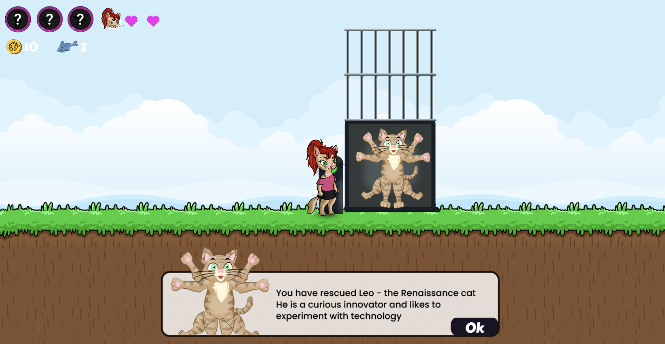 Saving Leonardo da Vinci cat