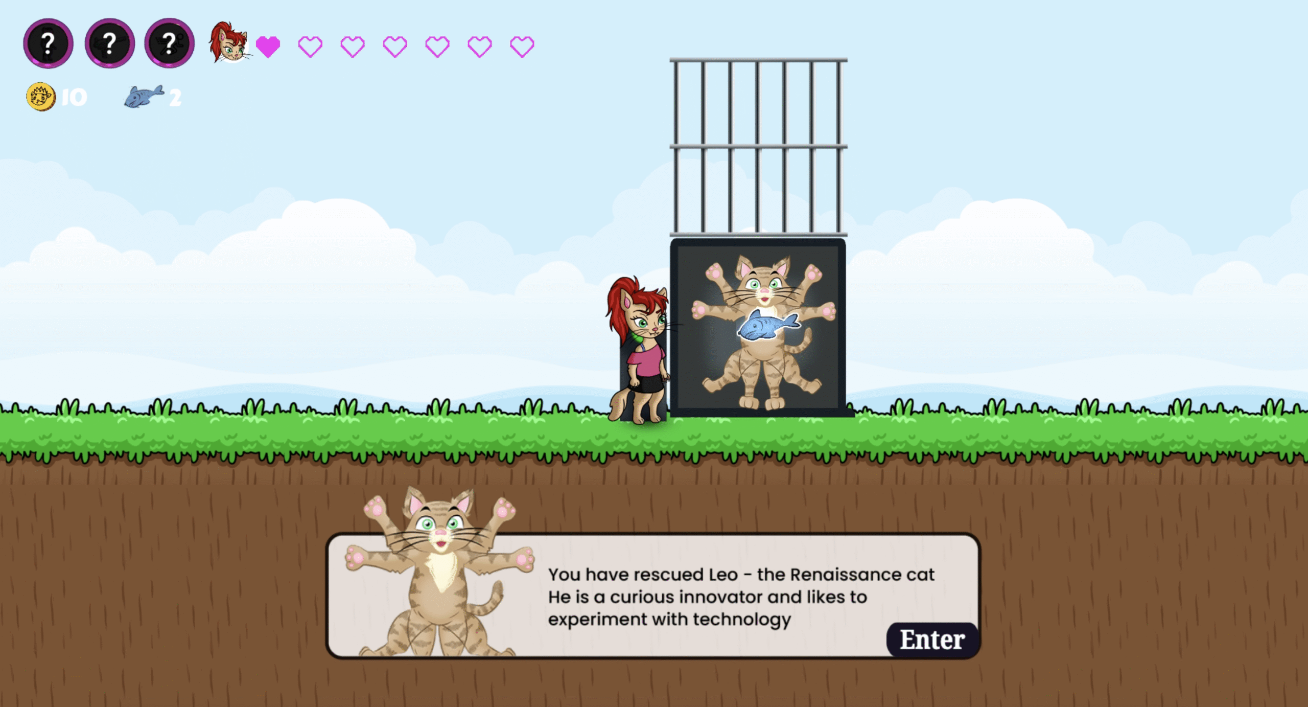 Save Leonardo da Vinci cat